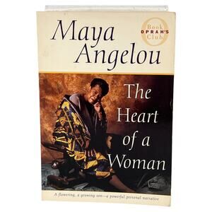 The Heart of a Woman Maya Angelou Paperback Deckle Edge 1981 Memoir of Strength